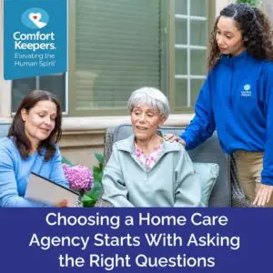 Comfort Keepers of Cherry Hill, NJ, Highlights How Families Can Compare Home Care Agencies Comfort Keepers of Cherry Hill, NJ, Highlights How Families Can Compare Home Care Agencies